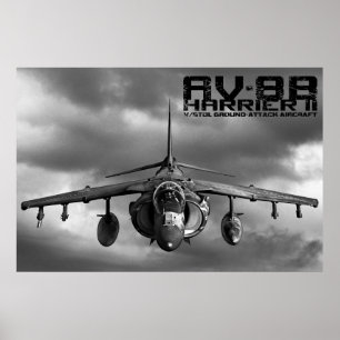 Affiche Harrier II AV-8B