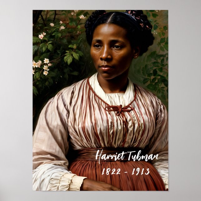 Affiche Harriet Tubman Art Portrait Original (Devant)