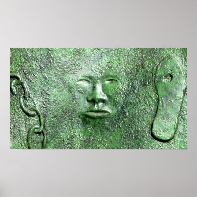 Affiche Harriet Tubman dans l'affiche de bronze (Devant)