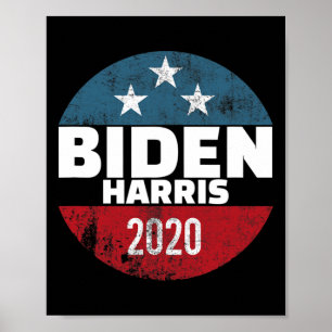 Affiche Harris 2020 Joe Biden Kamala Harris Élection Butto