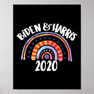 Affiche Harris 2020 Rainbow Gay pride Lgbt 2020 Election