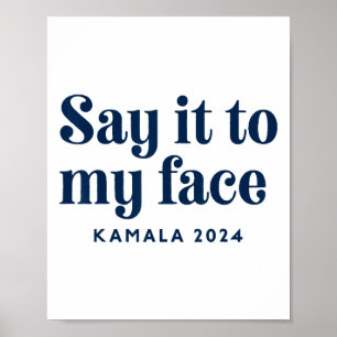 Affiche Harris 2024 Kamala Harris pour l'élection présiden