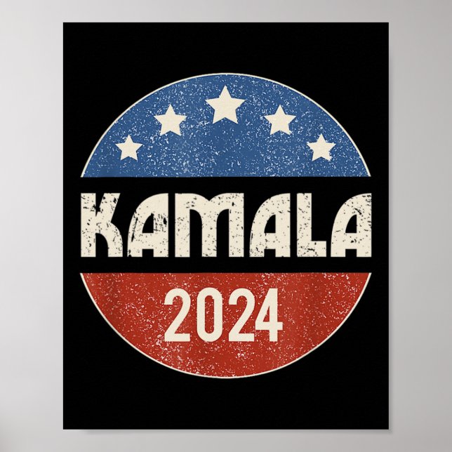 Affiche Harris 2024 Kamala Harris pour l'élection présiden (Devant)