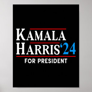 Affiche Harris 2024 Pour l'élection présidentielle Vote po
