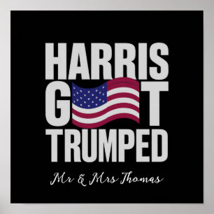 Affiche Harris A Été Trompé Sur L'Humour Politique Ultime