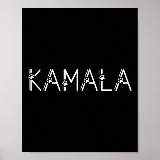 Affiche Harris Chat Letting Positive Funny Chemise Kamala  (Devant)