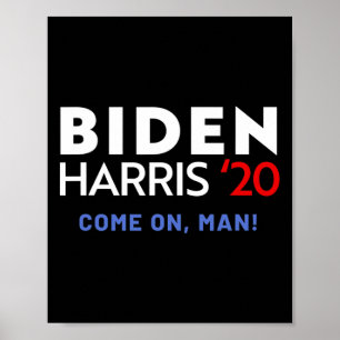 Affiche Harris Come On Man Liberal Democrat 2020 Election