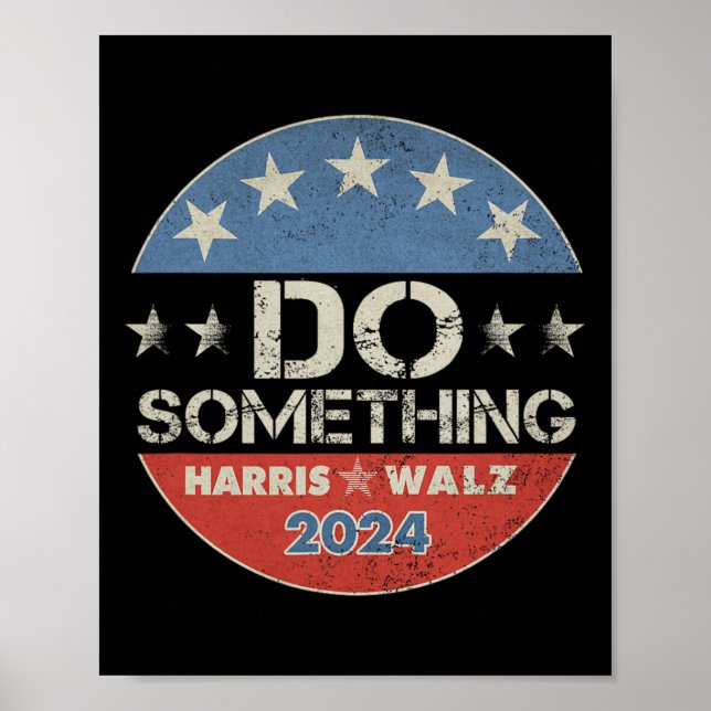 Affiche Harris Élection 2024 - Michelle Obama Fait Quelque (Devant)