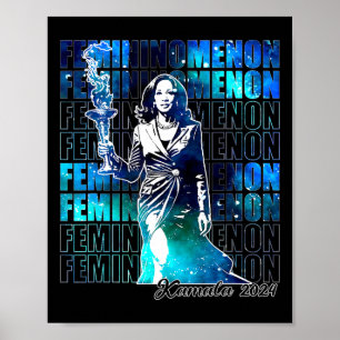 Affiche Harris Femininomenon 2024 Freedom Lady Liberty Tor