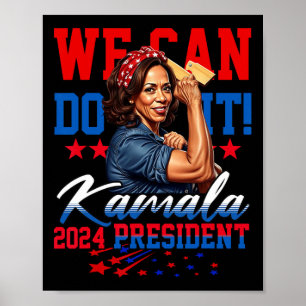 Affiche Harris For President 2024 We Can Do It!