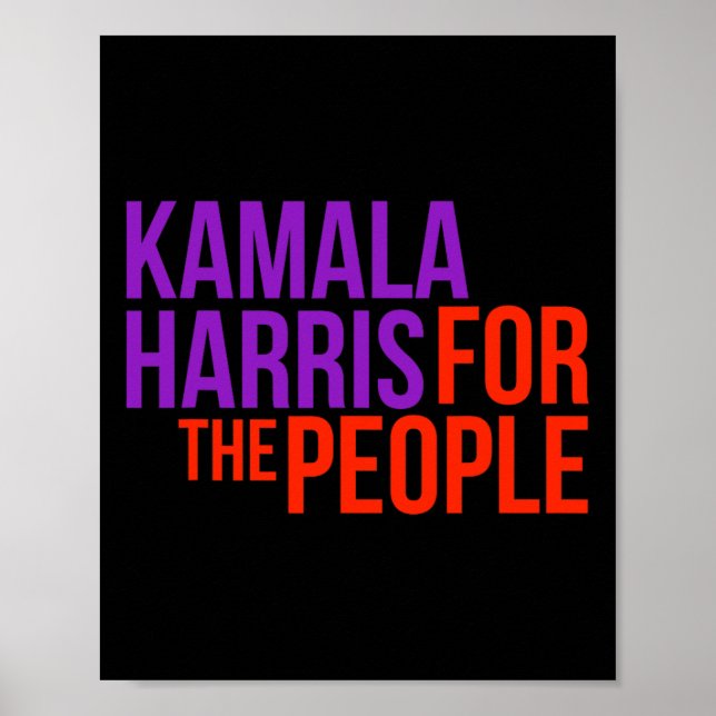 Affiche Harris For The People Shirt Kamala 2020 (Devant)