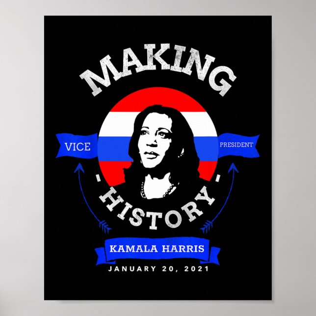 Affiche Harris Inauguration 2021 - Histoire (Devant)