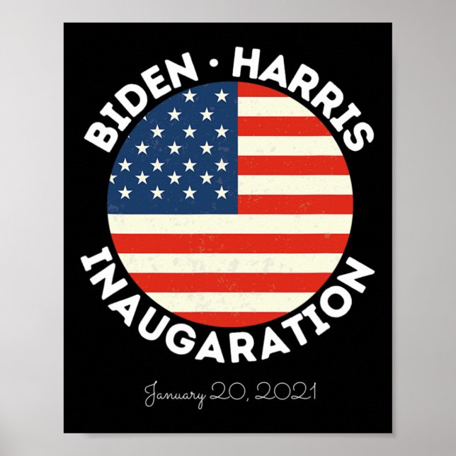 Affiche Harris Inauguration 20 janvier 2021 Retro Democr (Devant)