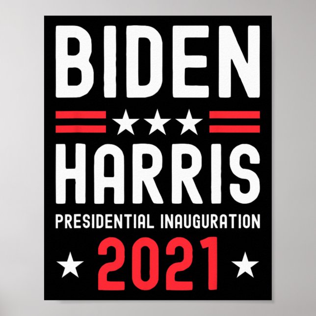 Affiche Harris Inauguration Day 2021 Commemorative Merchan (Devant)