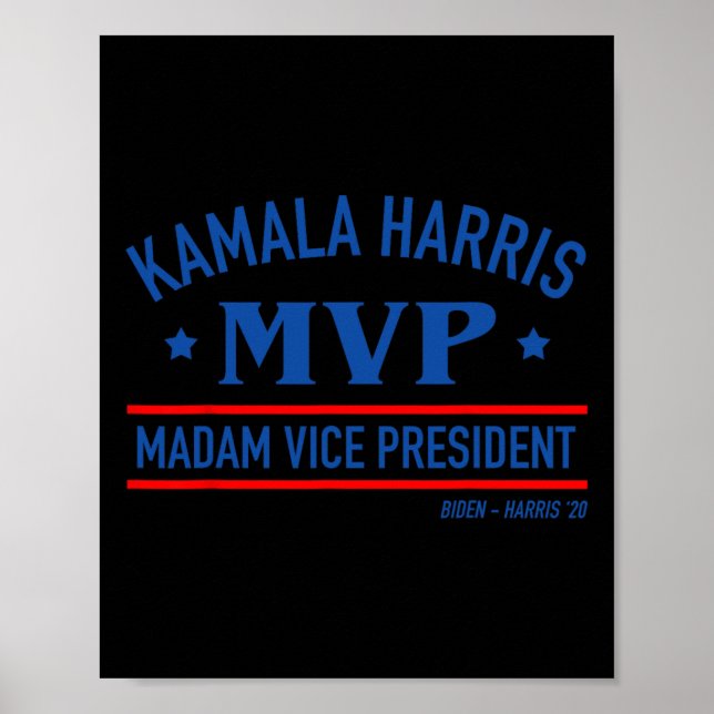 Affiche Harris Mvp Madame la Vice-présidente Biden Harris  (Devant)