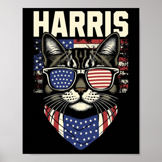 Affiche Harris Pour Président 2024 (Devant)