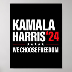 Affiche Harris pour président Élection 2024 Nous choisisso