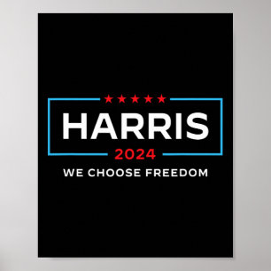 Affiche Harris pour président Élection 2024 Nous choisisso