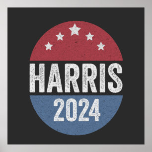 Affiche Harris Pour Président Élections Démocrates América