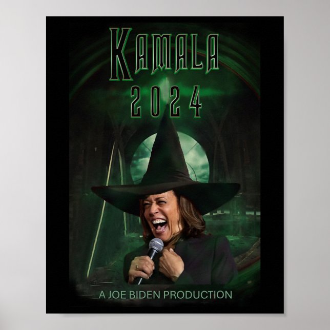 Affiche Harris Président Rire Wicked Witch Of The Leas (Devant)