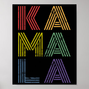 Affiche Harris Retro Vintage désorganisé