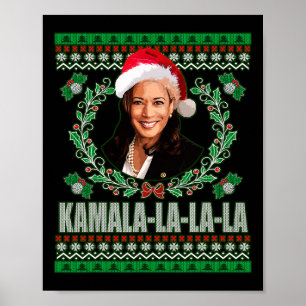 Affiche Harris Shirt Kamala La La La Women's Ugly Christma