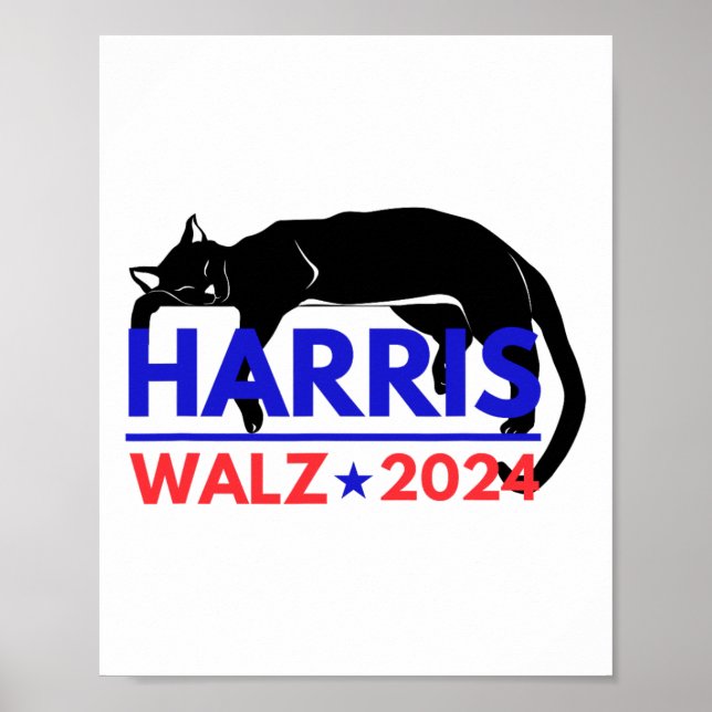 Affiche Harris Tim Waltz Harris Waltz Harris Waltz 2024 Ha (Devant)