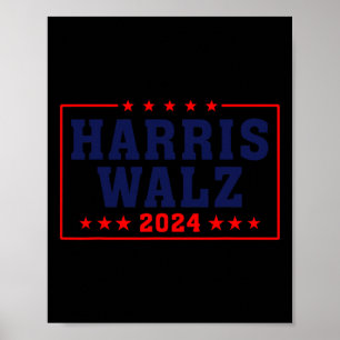 Affiche Harris Waltz 2024 Élection 1ère femme 47e Présiden
