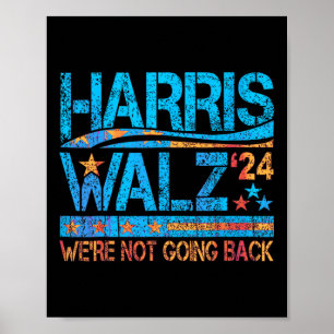 Affiche Harris Waltz 2024 Election Kamala Harris Tim Waltz
