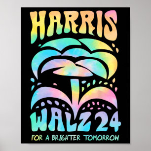Affiche Harris Waltz 2024 Election Kamala Harris Tim Waltz