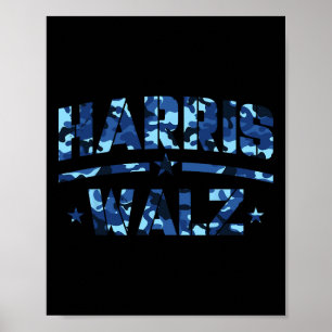 Affiche Harris Waltz Camouflage Militaire Pour Harris Vete