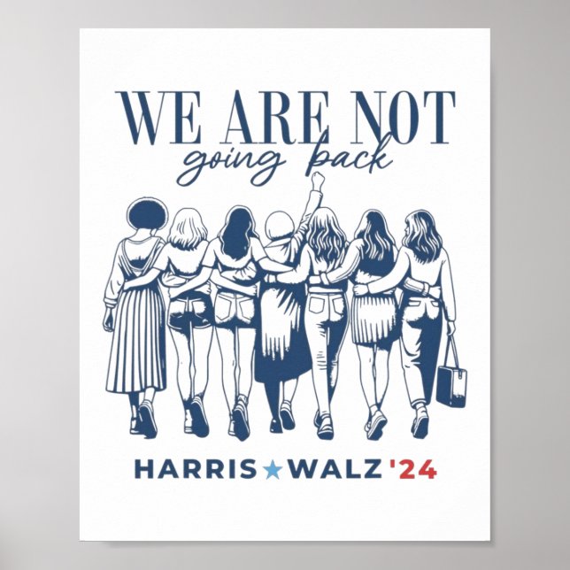 Affiche Harris Waltz Nous Ne Reviendrons Pas Vivre Jamais  (Devant)