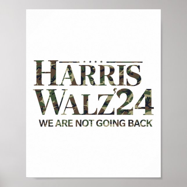 Affiche Harris Wheimer 24 Nous Ne Retournons Pas Militaire (Devant)