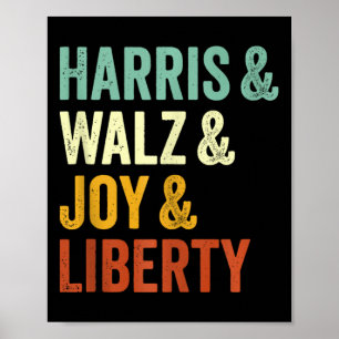 Affiche Harris Wheimer Joie Liberté - Harris Valse 2024 Re