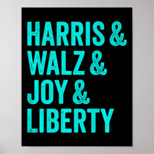 Affiche Harris Wheimer Joie Liberté - Valse de Harris 2024
