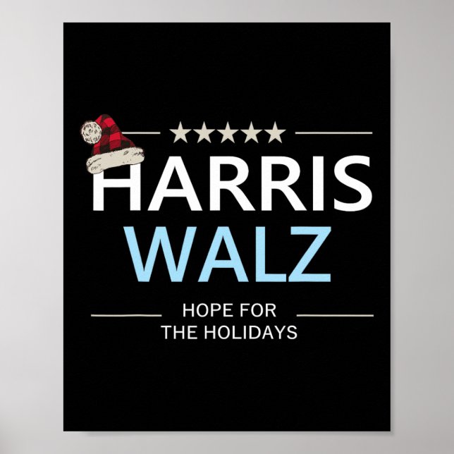 Affiche Harris Wheimer L'Espoir De Noël Pour Le Dem Des Va (Devant)
