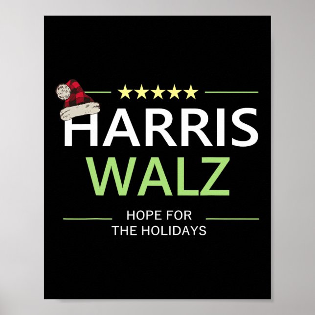 Affiche Harris Wheimer L'Espoir De Noël Pour Le Dem Des Va (Devant)