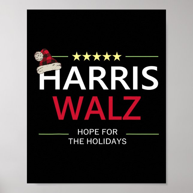 Affiche Harris Wheimer L'Espoir De Noël Pour Le Dem Des Va (Devant)