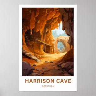 Affiche Harrison Cave Barbados Imprimer