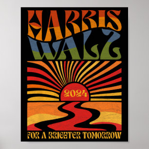 Affiche Harriswaltz 2024 Pour Un Demain Plus Brighton Boho