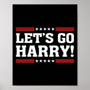 Affiche Harry B Funny Harris W Allons-y Harry 2024 Kamala