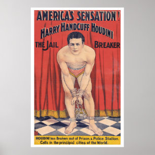 Affiche Harry Handcuff Houdini, le dissident de prison 190