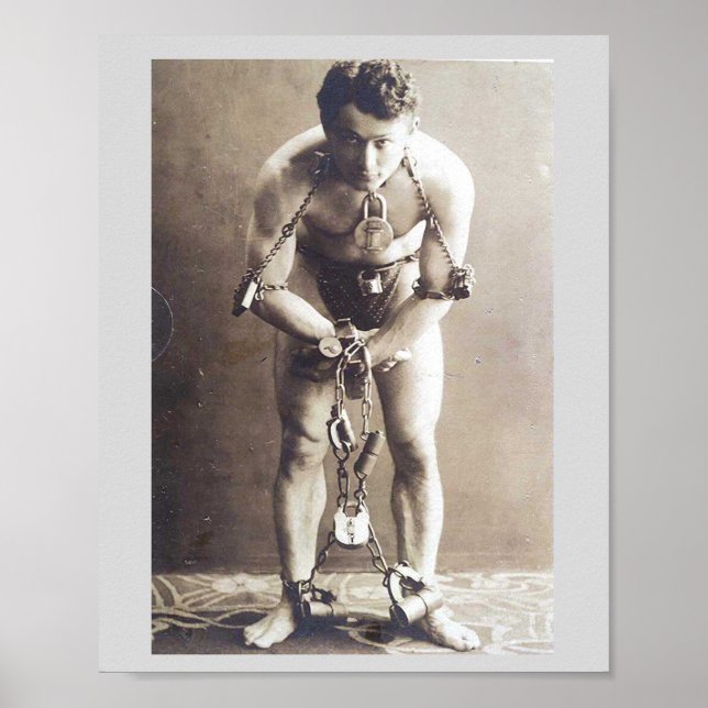 Affiche Harry Houdini (Devant)