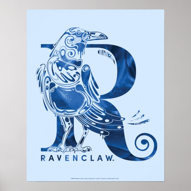 Affiche Harry Potter | Aguamenti RAVENCLAW™ Graphique (Devant)