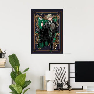 Affiche HARRY POTTER™ | Anime Draco Malfoy Assis