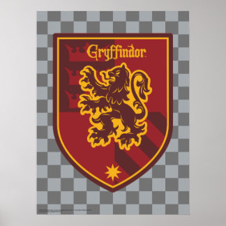 Affiche Harry Potter | Blason de fierté de la maison Gryff