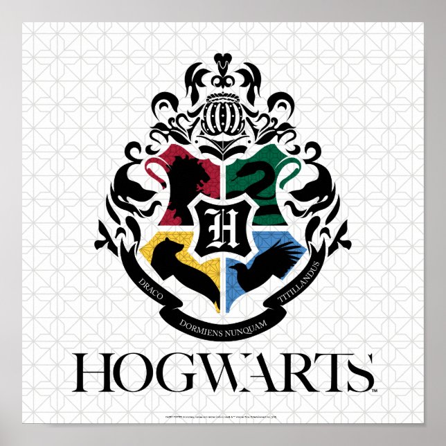 Affiche Harry Potter | Blason de l'école HOGWARTS™ (Devant)