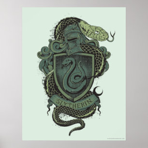 Affiche Harry Potter   Blason de Serpentard