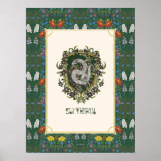 Affiche HARRY POTTER™ | Blason SLYTHERIN™