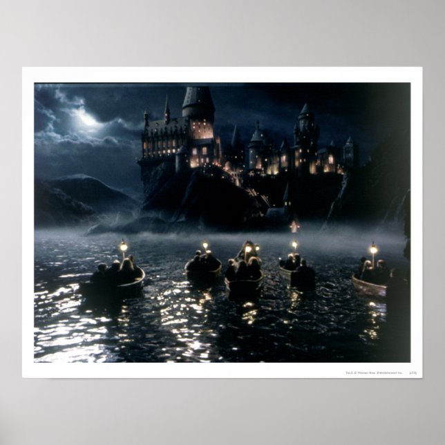 Affiche Harry Potter Castle | Arrival at Hogwarts (Devant)